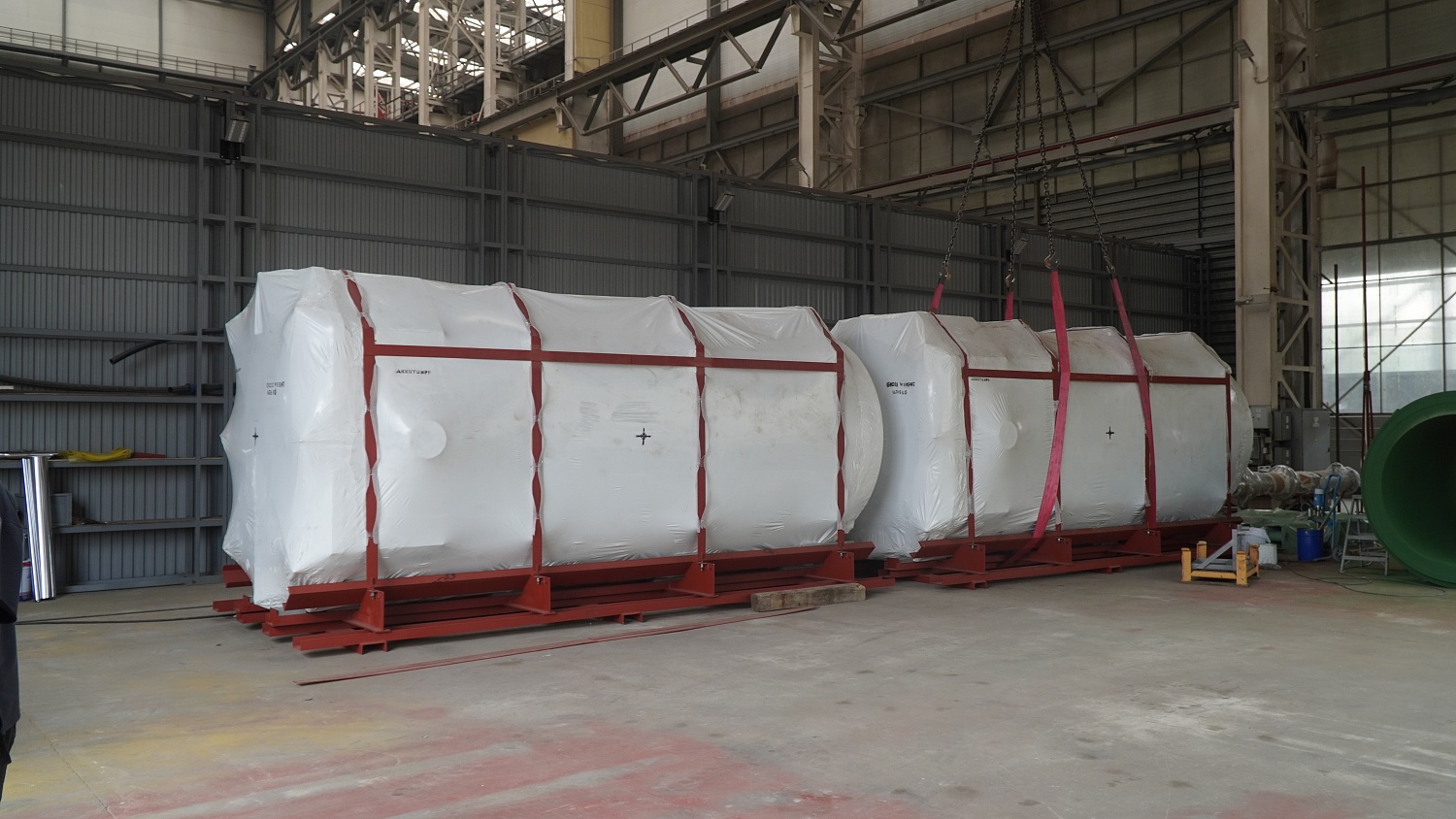 Отгрузка чехлов транспортных для АЭС «Аккую»