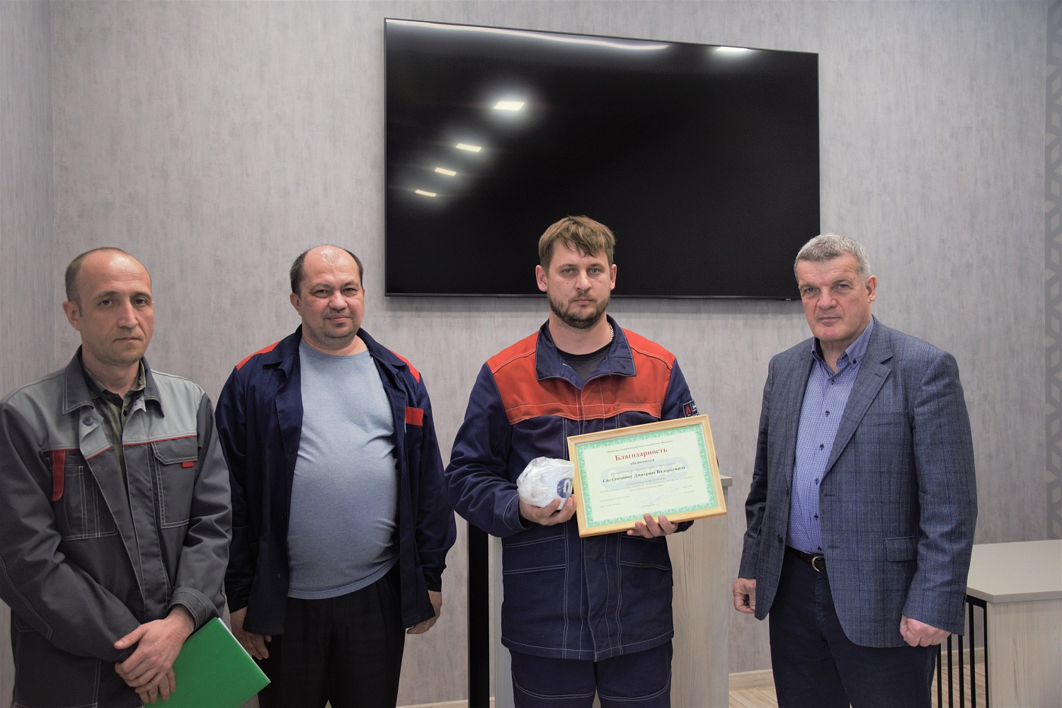 Награждение сварщиков ООО «Полесье» 