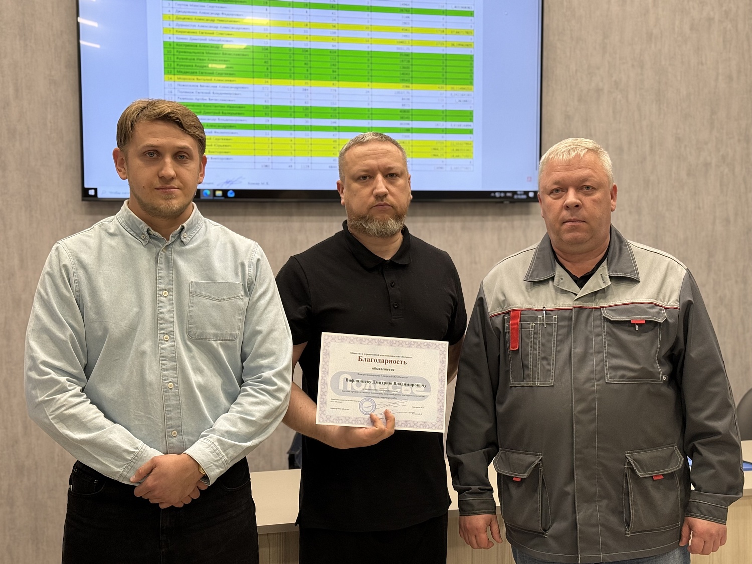 В ООО «Полесье» отметили лучших сварщиков по итогам третьего квартала 2026 года