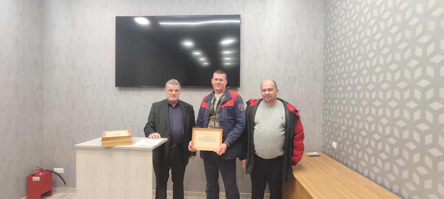 Награждение сварщиков ООО «Полесье» 