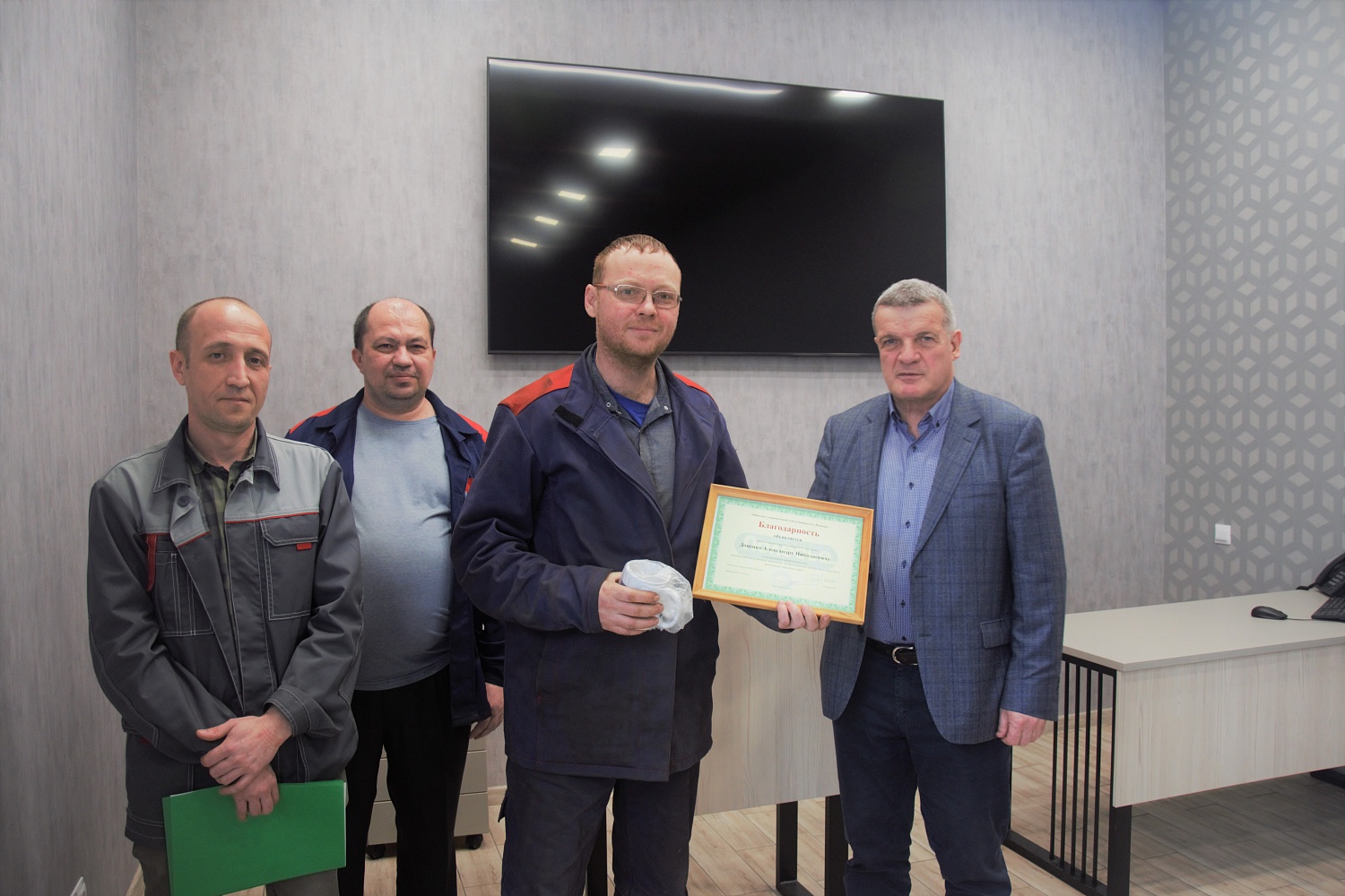 Награждение сварщиков ООО «Полесье» 