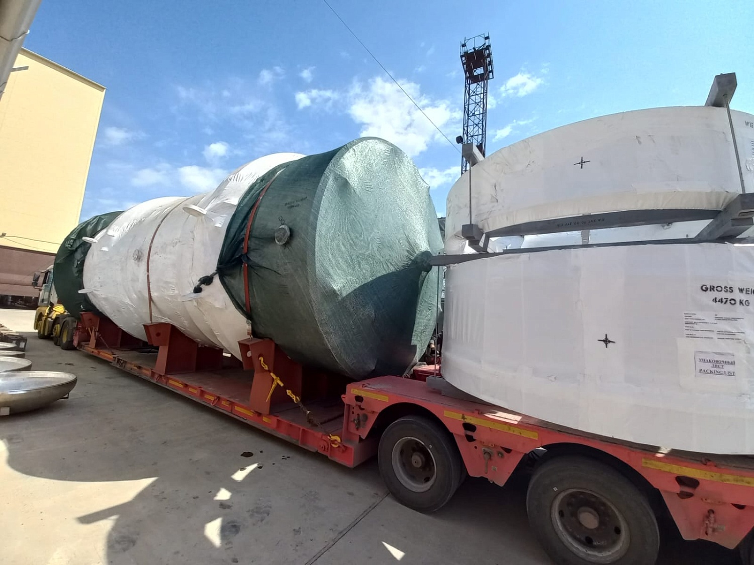 Отгрузка оборудования для зарубежных проектов