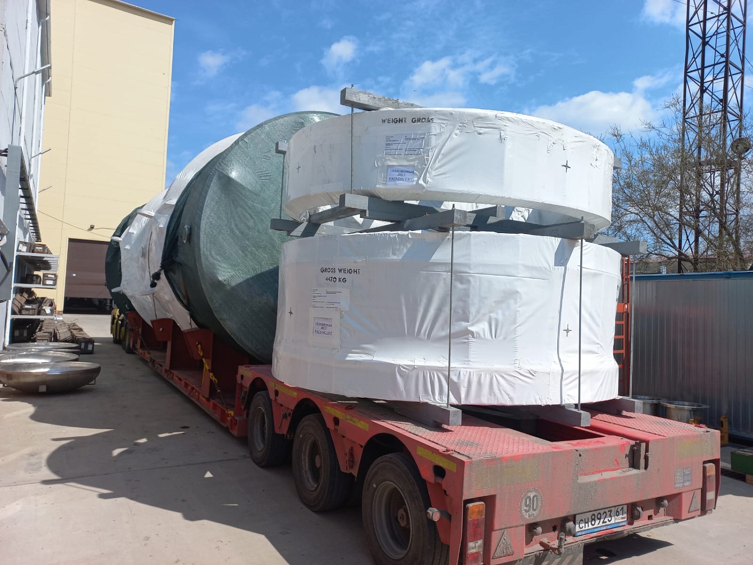 Отгрузка оборудования для зарубежных проектов